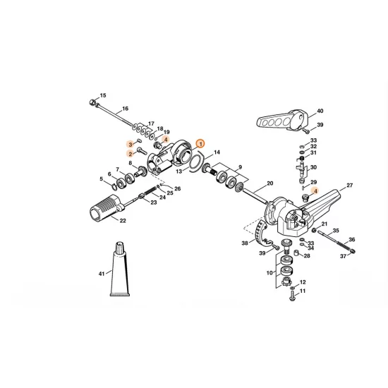 STIHL  Obudowa przekładni 4230 640 0506